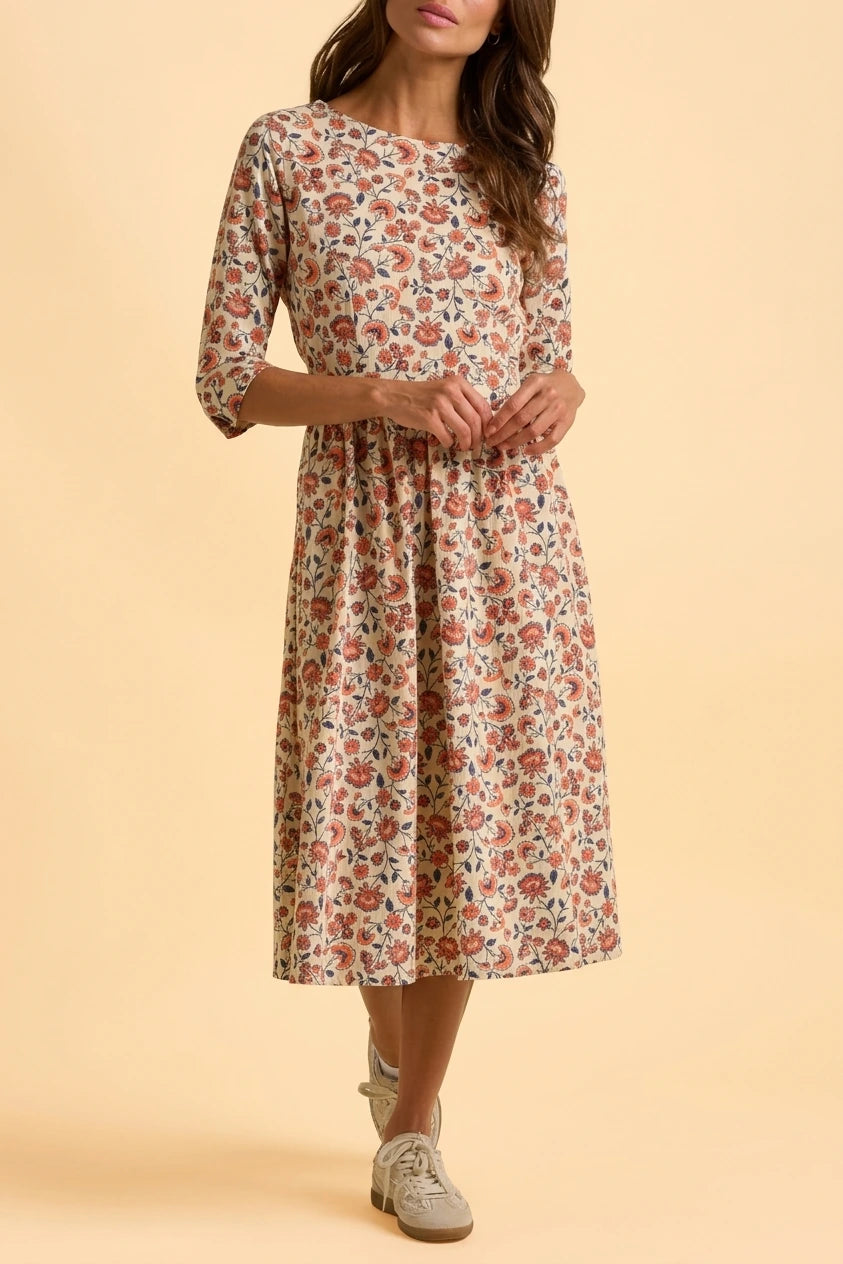 Beech Cord Midi Dress — variant_front