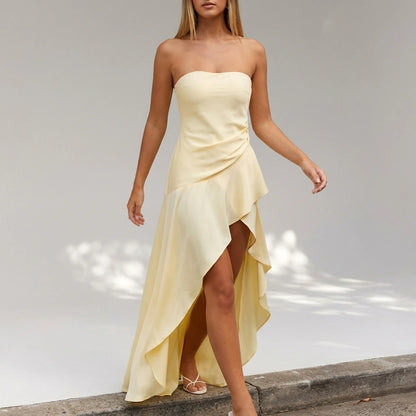 Bodie Maxi Dress - Pastel Yellow — variant_front