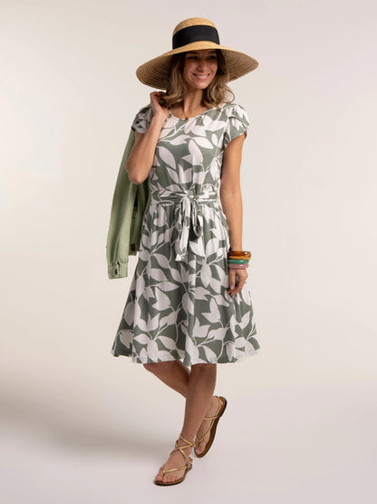 Aime Printed Viscose Knee Length Dress — gallery_09.webp