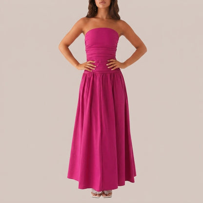 Carmel Maxi Dress - Fuchsia — variant_front