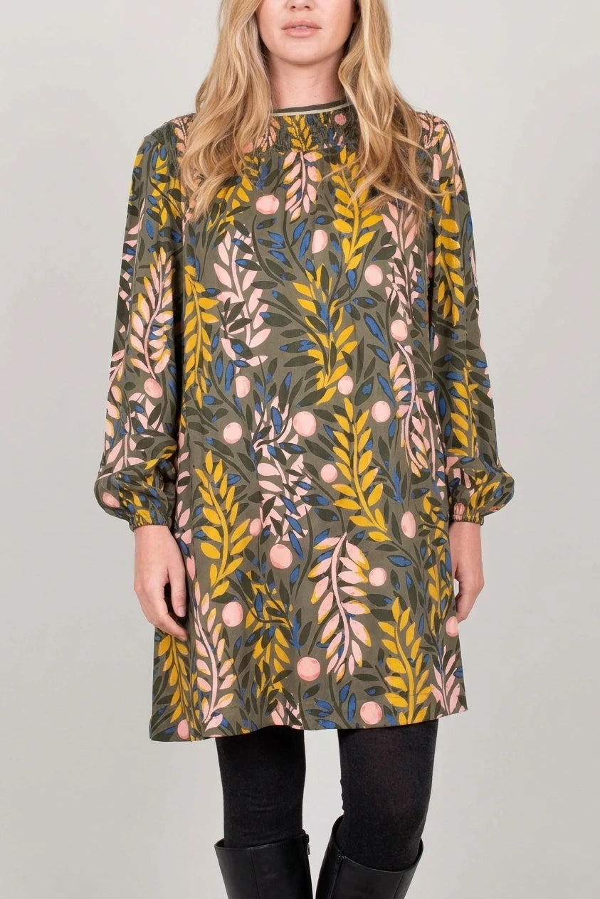Winter Trailing Tipping Dress — variant_front