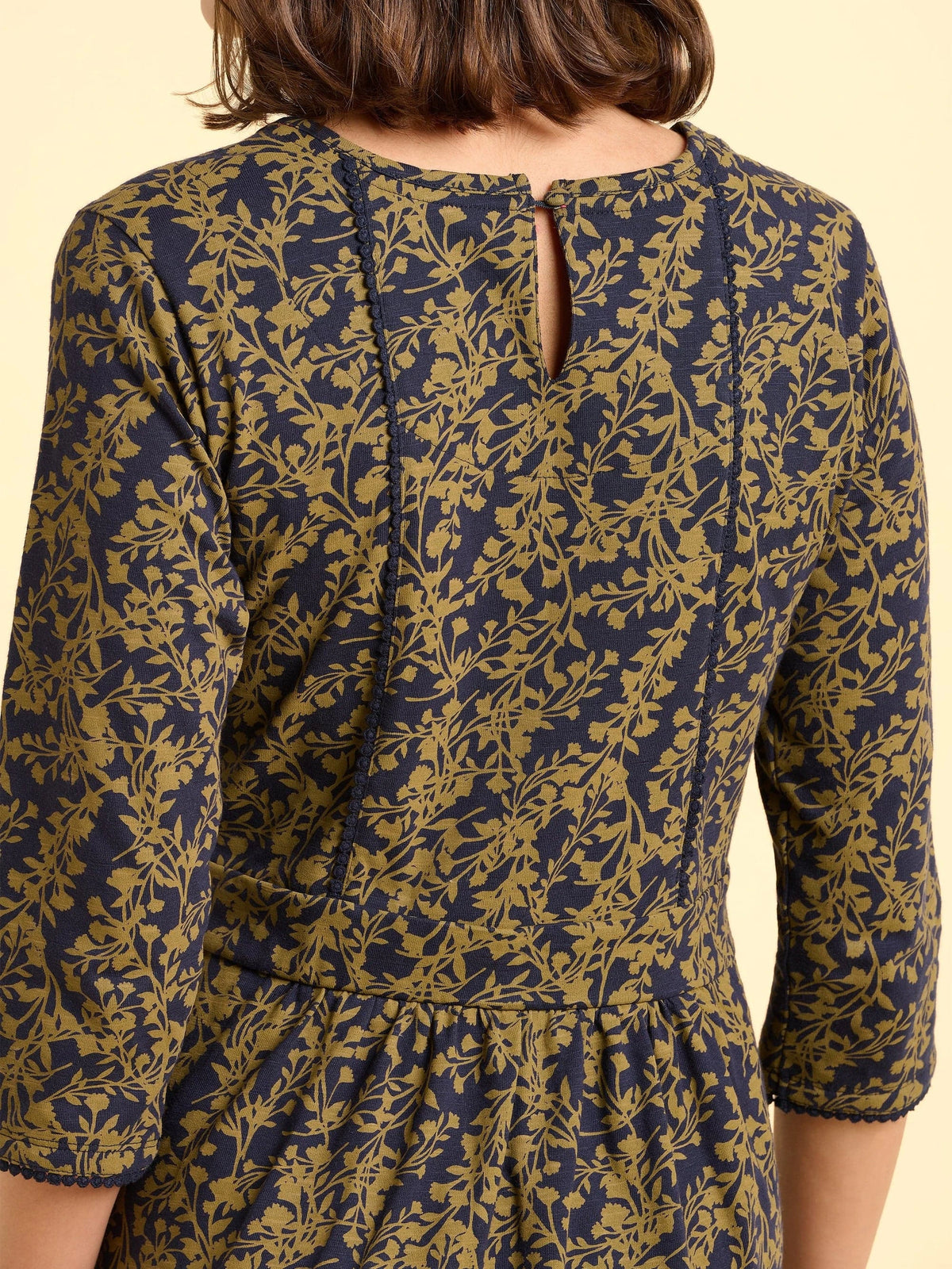 Freya Green Jersey Knee Length Dress — gallery_04.webp