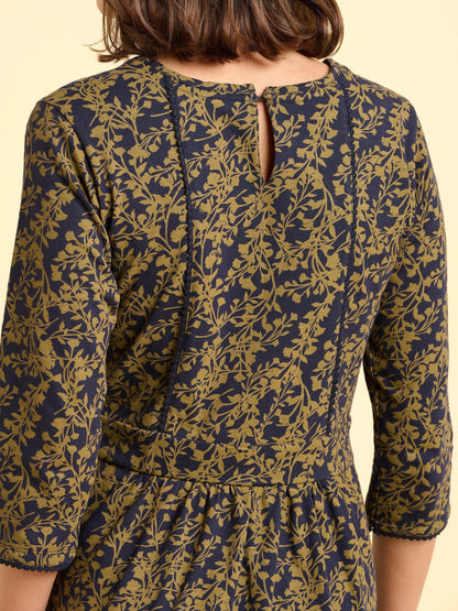 Freya Green Jersey Knee Length Dress — gallery_04.webp