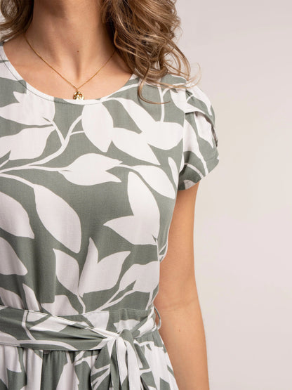 Aime Printed Viscose Knee Length Dress — gallery_04.webp