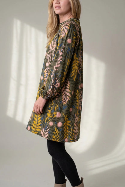 Winter Trailing Tipping Dress — variant_front