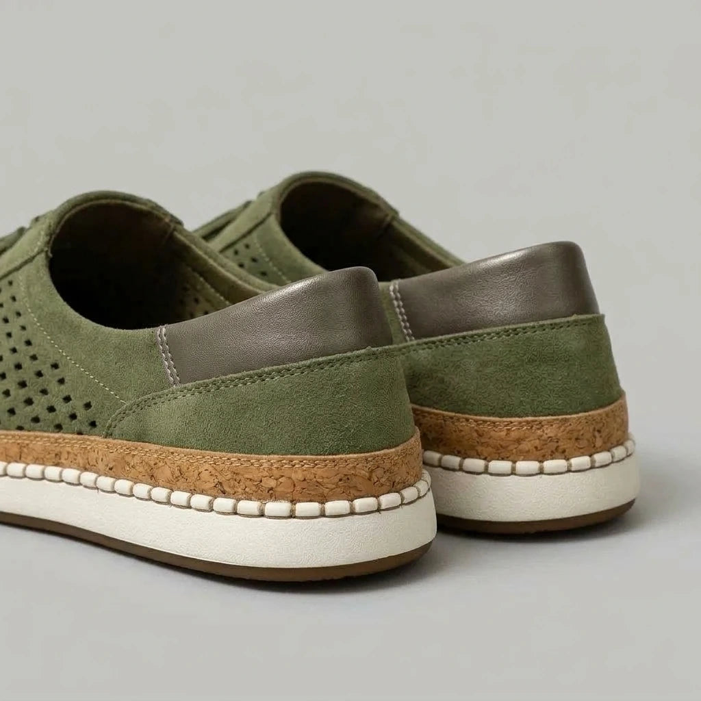 Orthopaedic Slip On Shoes Women Wide Fit Breathable Comfort — variant_front
