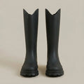 Tall Platform Wellington Rain Boots - Knee-High Wellies
