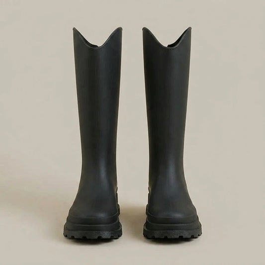 Women's Tall Platform Wellington Rain Boots - Rosalienne — variant_front