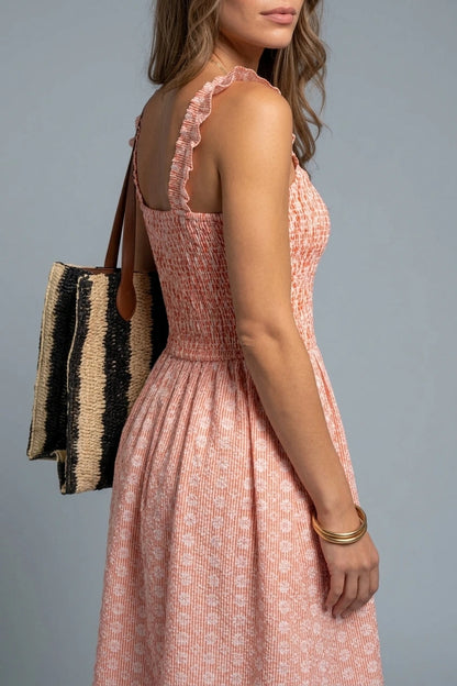Fossil Embroidered Knee Length Dress — variant_front