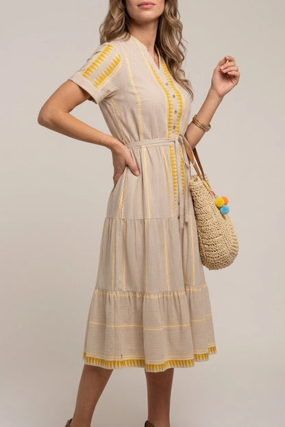 Palmira Jacquard Midi Dress — variant_front