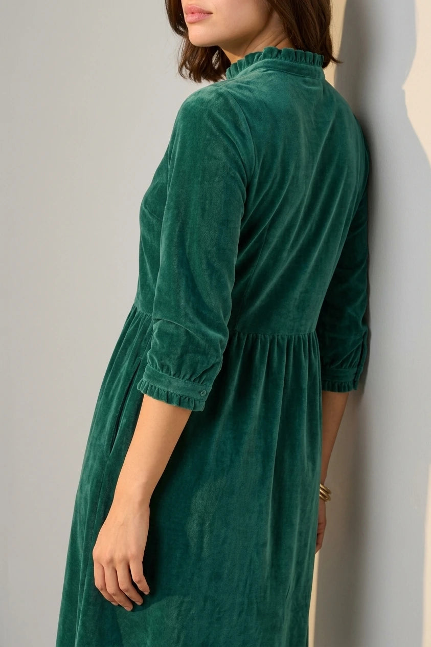 Starry Velvet Midi Dress — variant_front