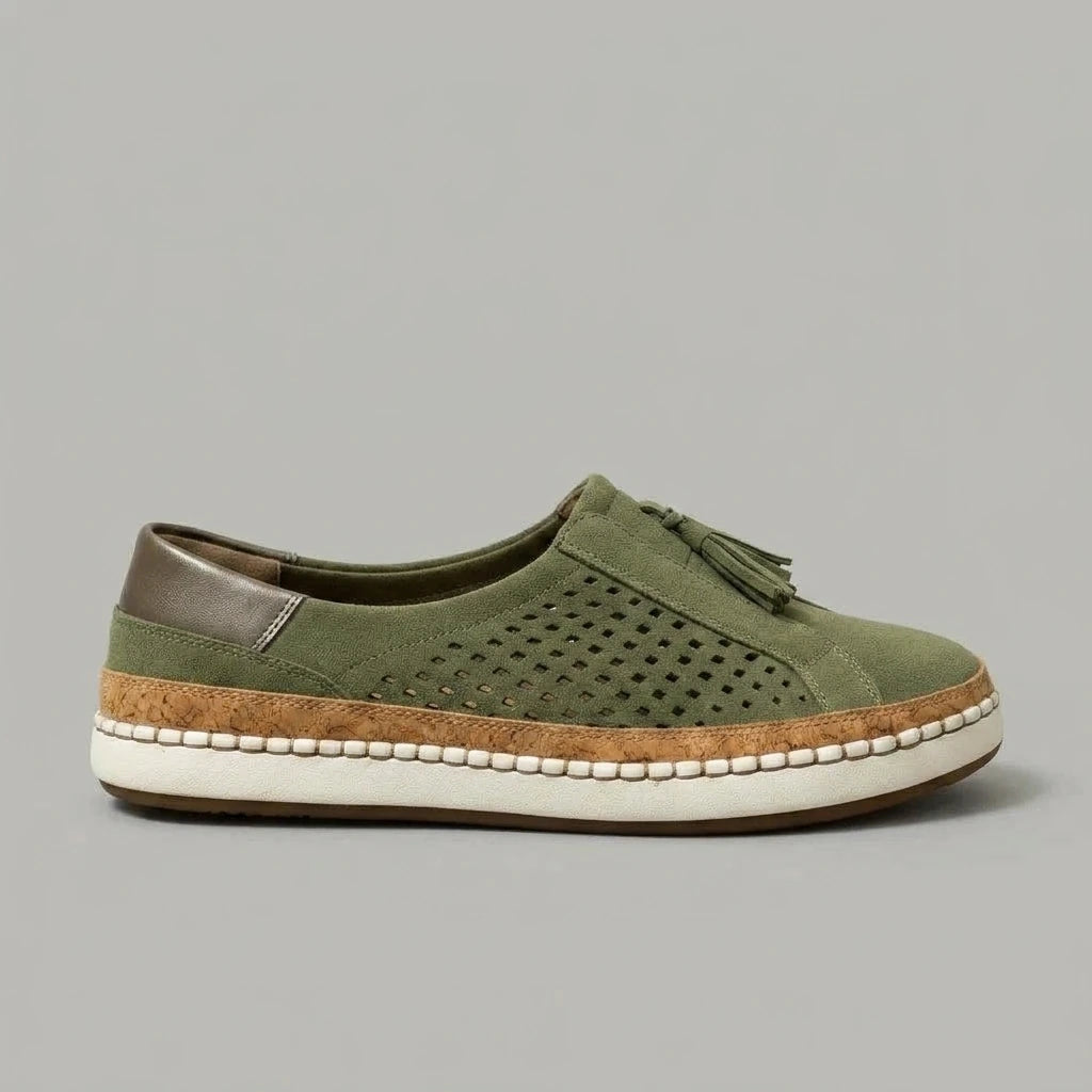 Orthopaedic Slip On Shoes Women Wide Fit Breathable Comfort — variant_front