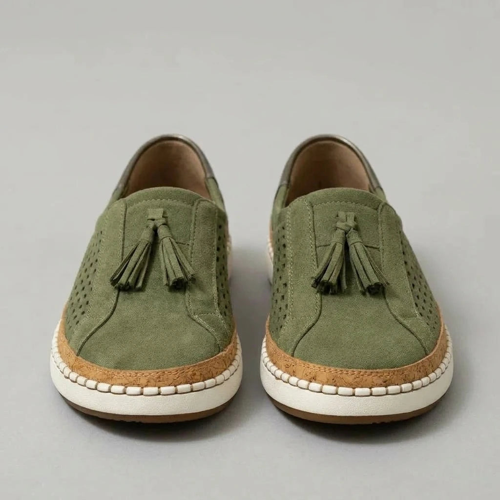 Orthopaedic Slip On Shoes Women Wide Fit Breathable Comfort — variant_front