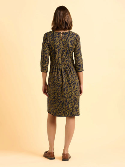 Freya Green Jersey Knee Length Dress — gallery_02.webp