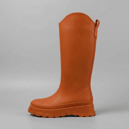 Women's Tall Platform Wellington Rain Boots - Rosalienne — variant_front