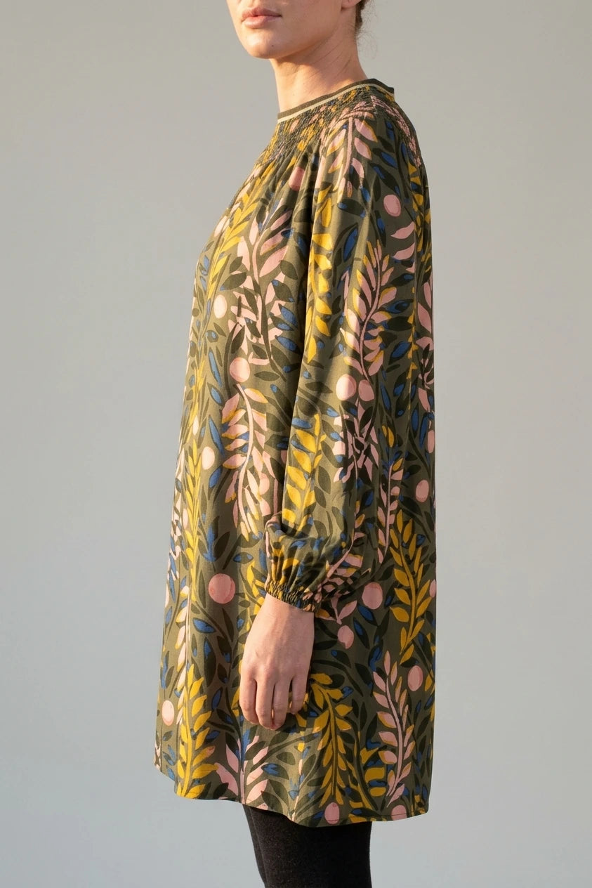 Winter Trailing Tipping Dress — variant_front