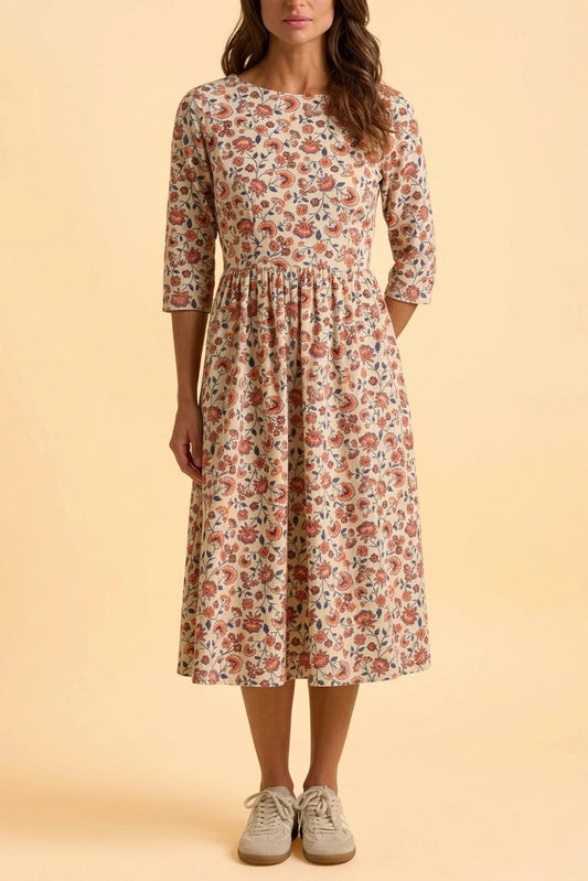 Beech Cord Midi Dress — variant_front