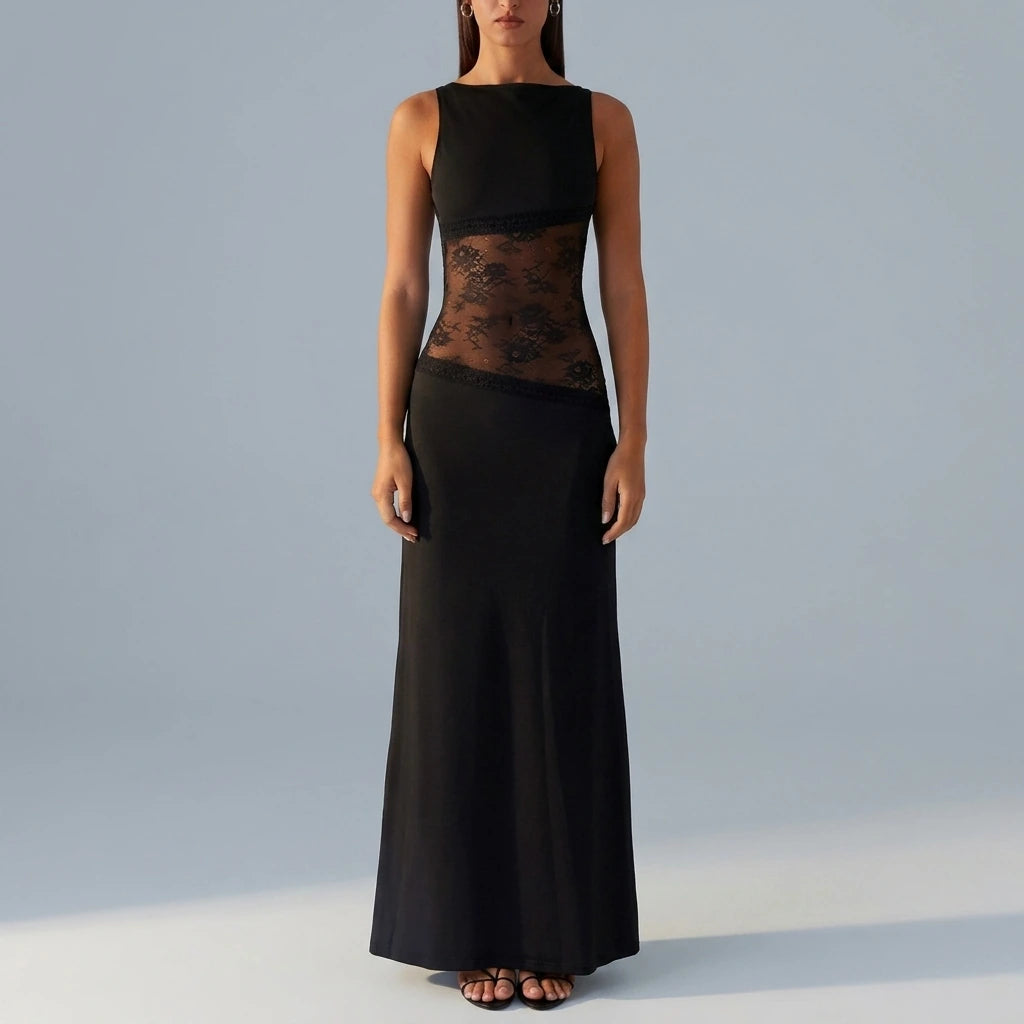 Lucinda Maxi Dress - Black — variant_front