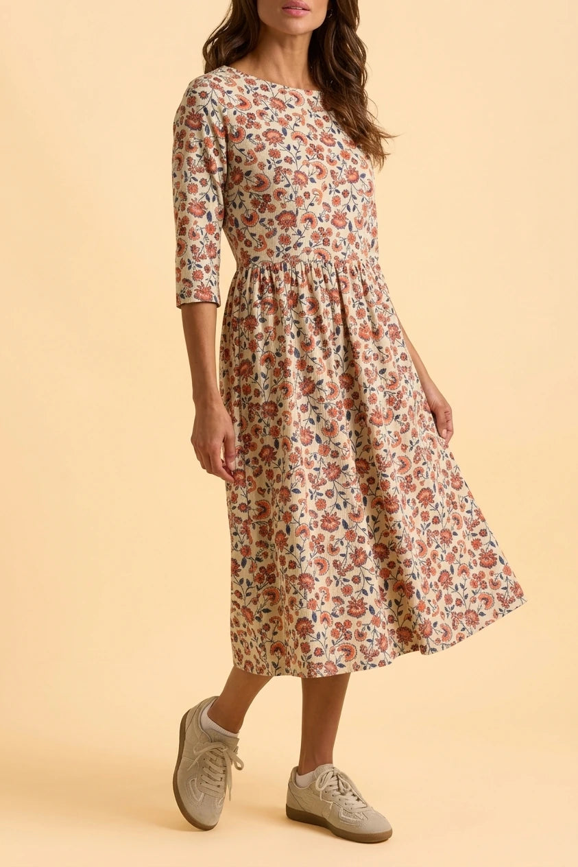 Beech Cord Midi Dress — variant_front