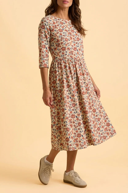 Beech Cord Midi Dress — variant_front