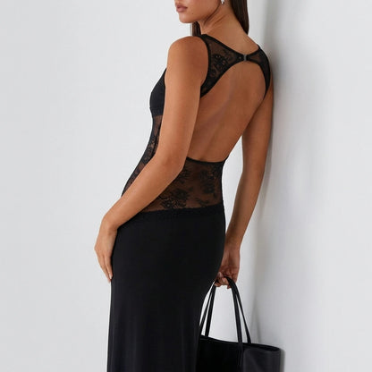 Lucinda Maxi Dress - Black — variant_front