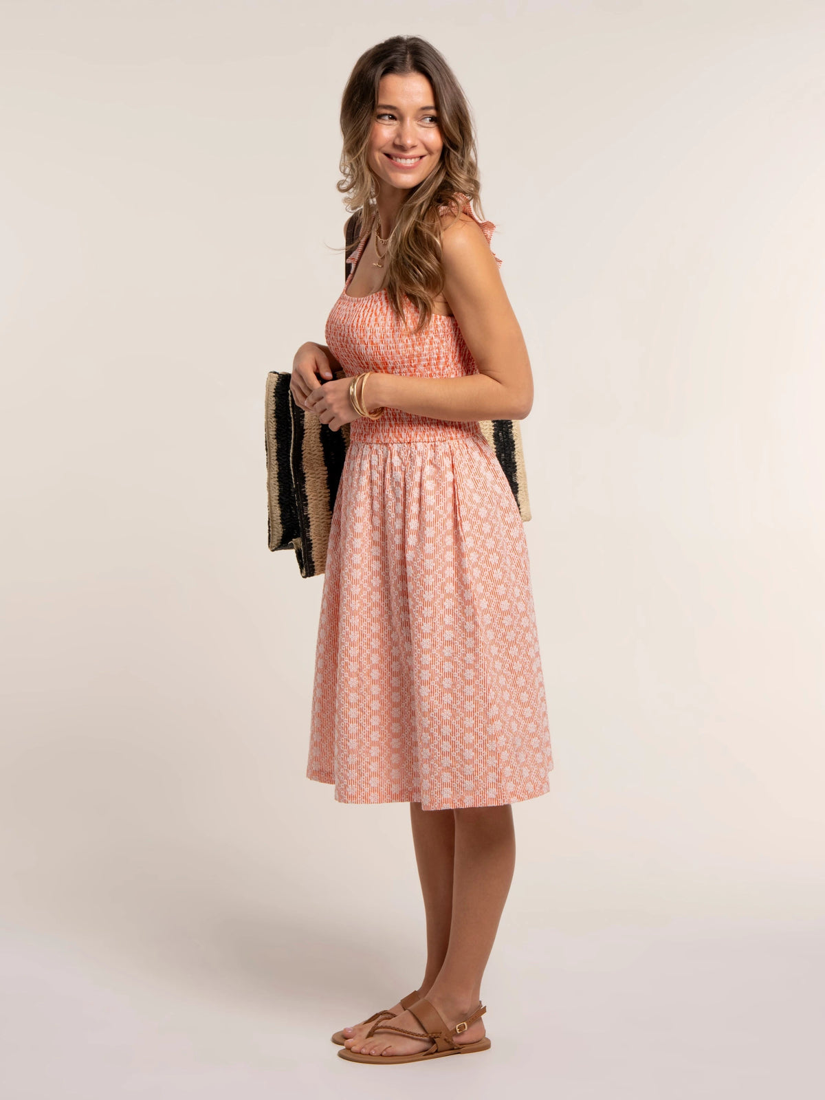 Fossil Embroidered Knee Length Dress — gallery_01.webp