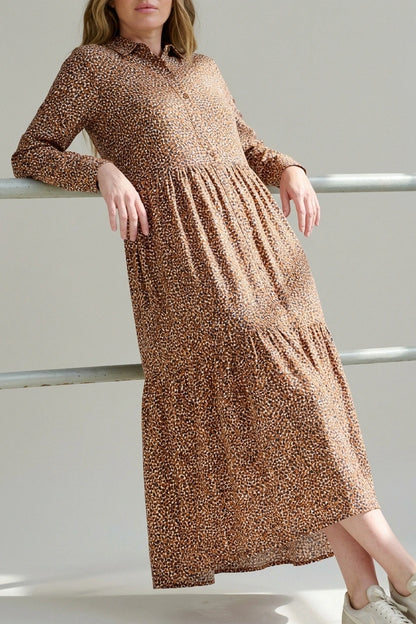 Painted Spot Maxi Dress — lifestyle