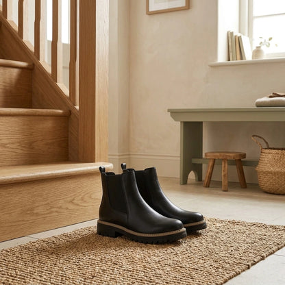 Platform Chunky Boots – Black Everyday Shoes — variant_front