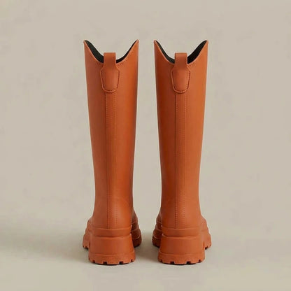 Women's Tall Platform Wellington Rain Boots - Rosalienne — variant_front
