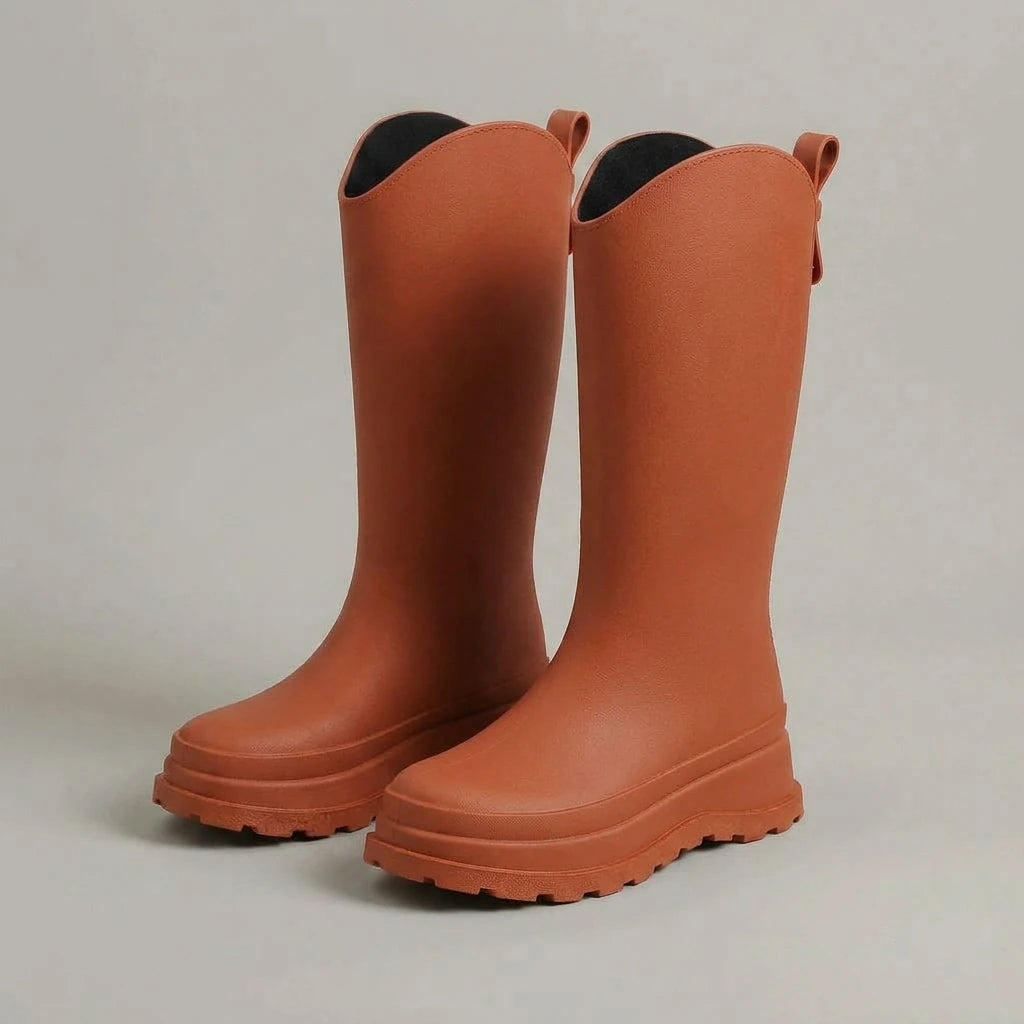 Women's Tall Platform Wellington Rain Boots - Rosalienne — variant_front