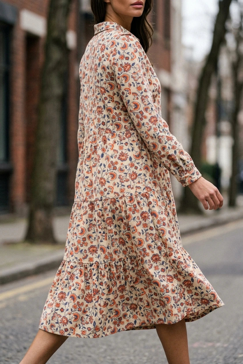 Bella Cord Maxi Dress — variant_front